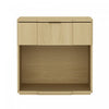 Clive Mid-Century Modern 22\" Nightstand in Natural Oak (1-Drawer) 
