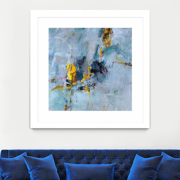 \"Prize Of The Day\" Matted and Framed White 36x36 Wall Art