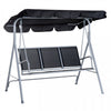 Outsunny 3-seater Patio Swing, Outdoor Swing Chair, A Frame Porch Swing With Canopy Garden Hammock G