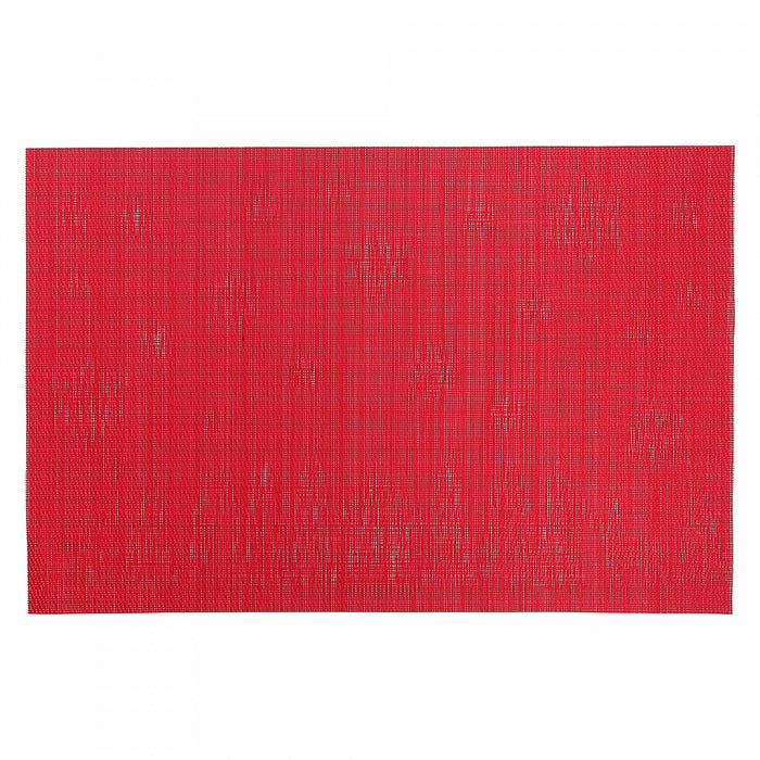 Vinyl Placemat Winter Forest Red - Set of 12