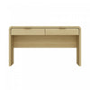 Grace Modern 54\" Office Desk in Natural Oak (2-Drawer) 