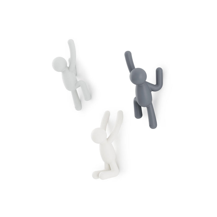 Umbra Buddy Wall Hooks - White and Grey