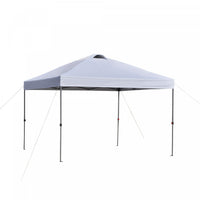 Outsunny 10' X 10' Pop Up Canopy Tent With Airy Top Vent And Bag, White