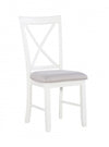 Jane Fabric Grey Dining Chair - Set of 2