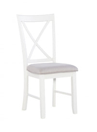 Jane Fabric Grey Dining Chair - Set of 2