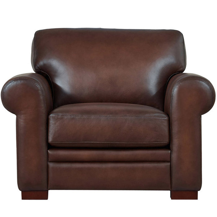 Hydeline Brookfield Leather Chair - Brown 