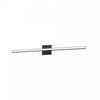 Dainolite Arandel Vanity Light 24w LED Matte Black White Acrylic Diffuser Lamp