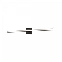Dainolite Arandel Vanity Light 24w LED Matte Black White Acrylic Diffuser Lamp