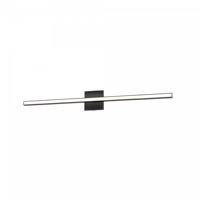 Dainolite Arandel Vanity Light 24w LED Matte Black White Acrylic Diffuser Lamp