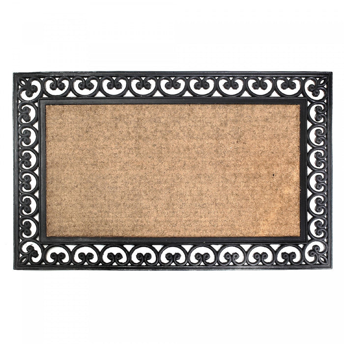 Rubber And Coir Brush Natural 30 x 48 Floormat