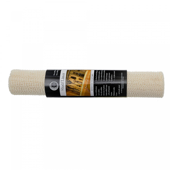 Anti Slip Pvc Mat Natural 12\" x 60\" - Set of 6 Kitchen Storage