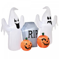 Homcom 4ft White Ghost Inflatable Halloween Decoration