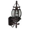Classico 1-Light Black Outdoor Wall Light I 