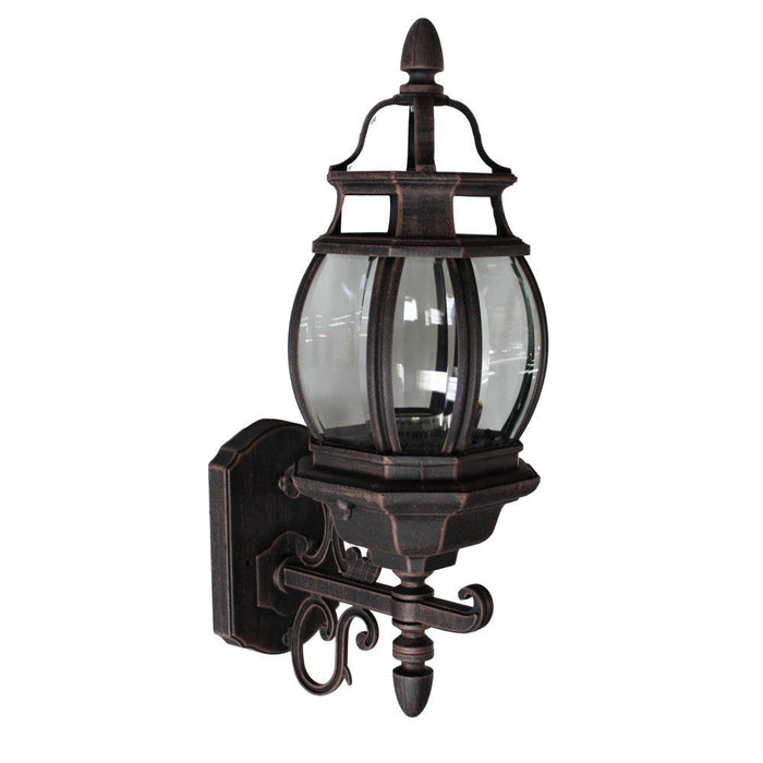 Classico 1-Light Black Outdoor Wall Light I 
