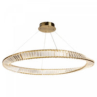 Stella 60 W LED Brushed Brass Pendant 