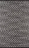 Eve Contemporary 6'7\" x 9'6\" Area Rug in Grey Indoor Area Rug 