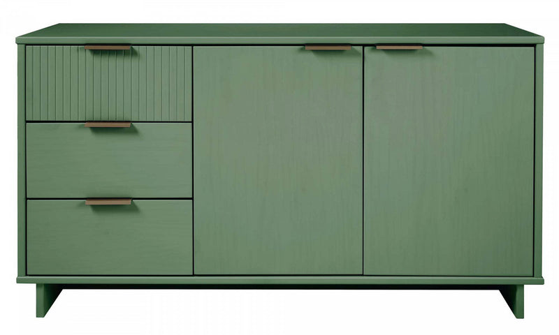 Granville Modern 55\" Sideboard in Sage Green Buffet 