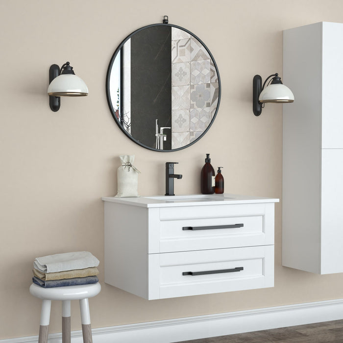 Jaylo Black 28\" Mirror