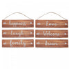 Inspirational Wood Plaques Arrow English Wall Decor