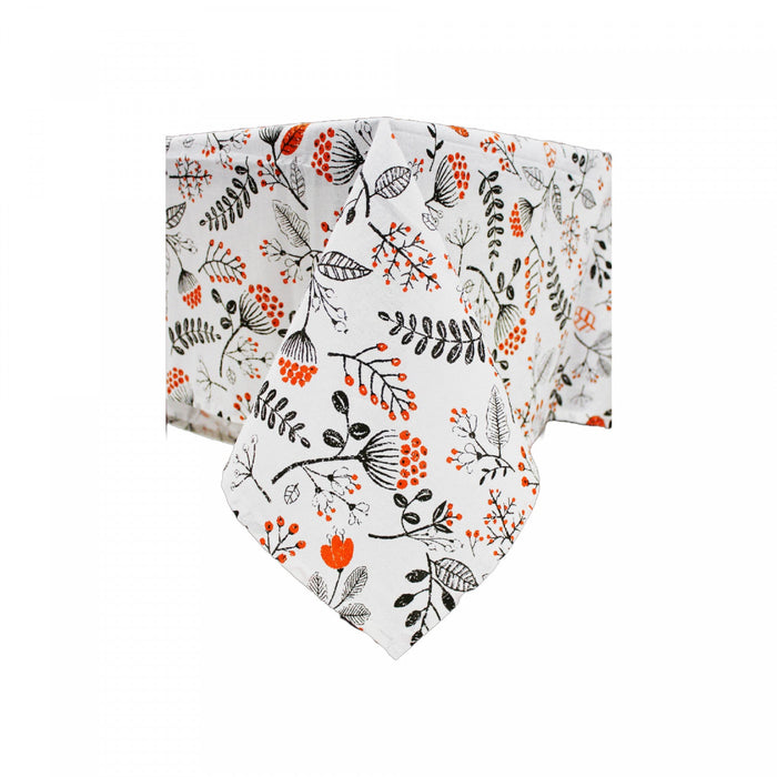 Cotton Tablecloth 60\" x 90\" Persimmon Tablecloths