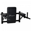 Soozier Wall Mounted Dip Station Multi-function Power Tower Set Home Gym Pull Up Bar Chin Up Exercis