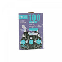 100 Lt 5mm LED Indoor Light Set Cool White Bulbs - Set of 2 Christmas Lights