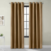 Thermaplus Alpine Sand Blackout Grommet Curtain Panel - 52 x 95