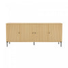 Magnolia Modern 71\" Sideboard in Light Oak Buffet 