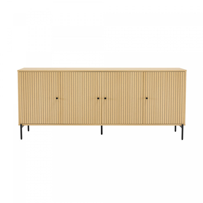 Magnolia Modern 71\" Sideboard in Light Oak Buffet 