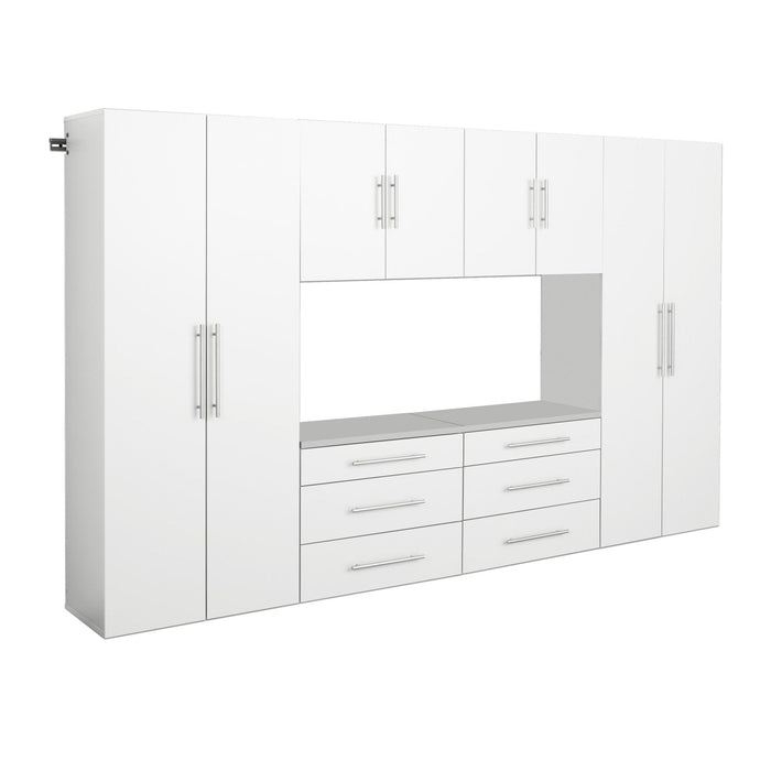 Hangups 120-inch 6-piece Garage Storage Cabinet Set I - White 
