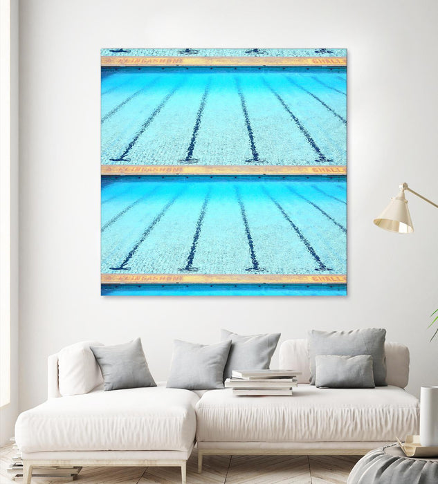 \"Whales Of Time\" Giant Art 54x54 Wall Art
