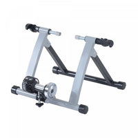 Soozier Foldable Indoor Bike Trainer, Stationary Bicycle Stand For Riding Exercise, 26-28