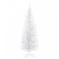 Homcom Pencil Christmas Tree, Slim Xmas Tree With Realistic Branches
