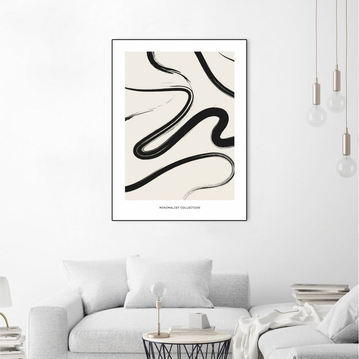 \"Free\" Canvas Framed Black 24x32 Wall Art