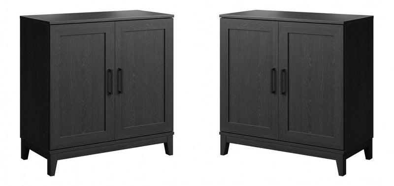 Modulr 1 Adjustable Shelf Accent Cabinet - Black Oak 