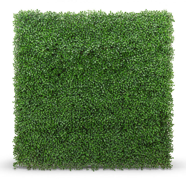 Artificial Boxwood 20\"x 20\" Foliage Panel 4 Pieces 