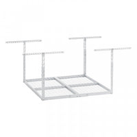 Gladiator Overhead Gearloft™ Hammered White Storage Rack - 4' x 4'