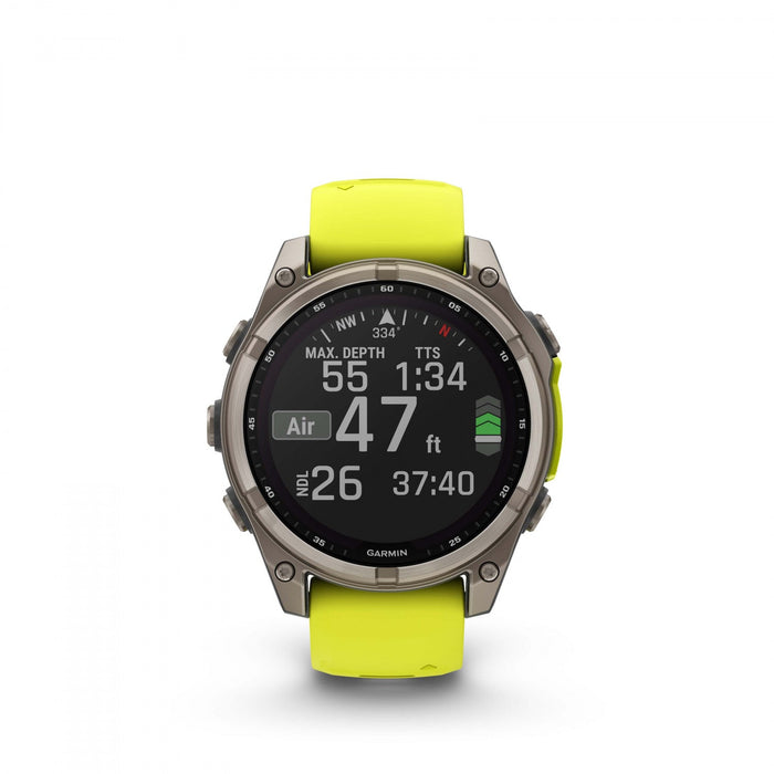 Garmin Fēnix 8 Solar Sapphire Smartwatch 47mm - Gps, Compass, Gyroscope And Barometric Altimeter 