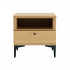 Amara Modern 20\" Nightstand in Light Oak (1-Drawer) 