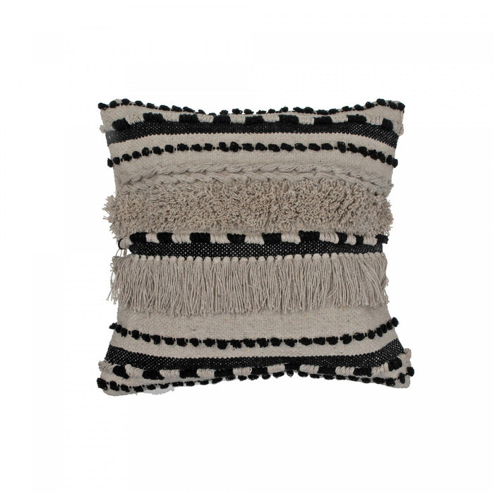 Cotton Handwoven Cushion Tousle - Set of 2 Cushions