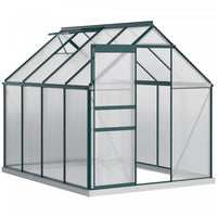 Outsunny 6' X 8' X 6.5' Polycarbonate Greenhouse Walk-in Green House