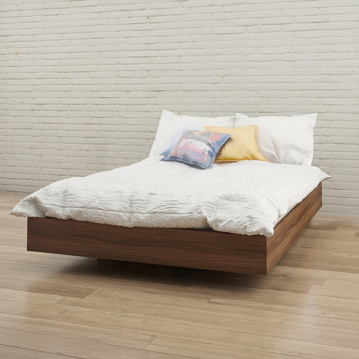 Nordika Full Platform Bed - Walnut 