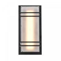 Sausalito 15 W LED Black Outdoor Wall Light II 