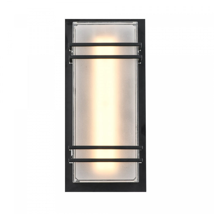Sausalito 15 W LED Black Outdoor Wall Light II 