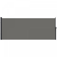 Outsunny 13' X 6' Retractable Side Awning, Garden Privacy Screen Divider, Full Cassette Windbreaker