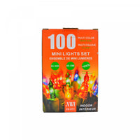 100 Lt Indoor Mini Light Set Multi Bulbs - Set of 2 Christmas Lights