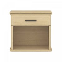 Clifford Traditional Nightstand in Natural Oak (1-Drawer) 
