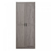 Cornelia Modern 30\" Storage Cabinet in Gray (4-Shelf) 
