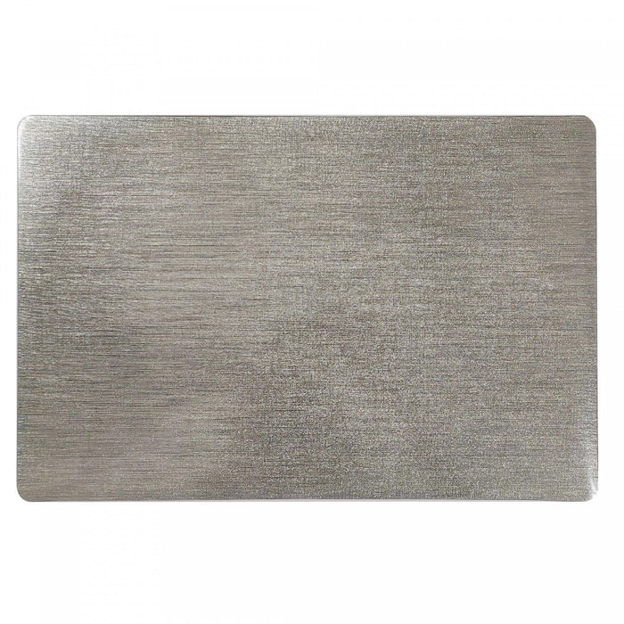 Metallic Plastic Placemat Champagne - Set of 12