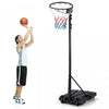 Costway 8.5-10ft Adjustable Basketball Hoop Goal With Fillable Base Wheel Shooting Practice
